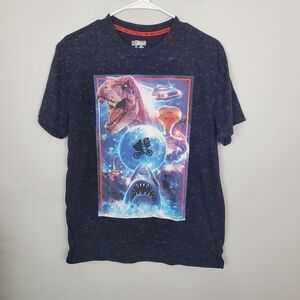 Adult Unisex Universal Mineral Wash Fabric Ribbed Knit Collar Size Medium